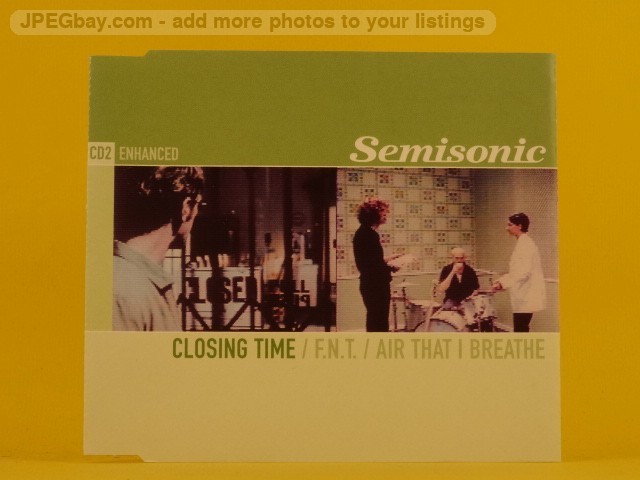 Semisonic Closing Time (L81) 8 Track CD Single plus Picture Sleeve MCA Records