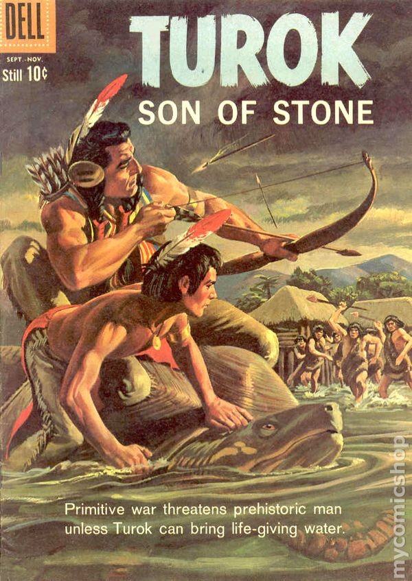 Turok Figlio di Pietra #21 VG- 3.5 1960 Immagine Stock Basso Grado