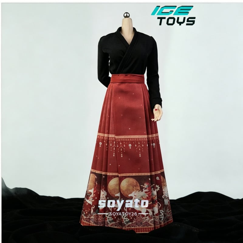 ICE TOYS ic1016 1/6 Hanfu Gonna Set Vestiti Vestiti Modello Fit 12'' Modellino