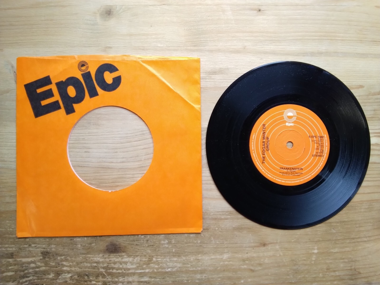 Edgar Winter Group Frankenstein Excellent 7" Single Vinyl Record SEPC1440