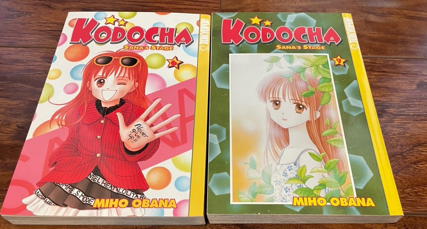 LOTTO DI 2 - Kodocha Sana’s Stage Miho Obana Manga Inglese Vol 6 e 9