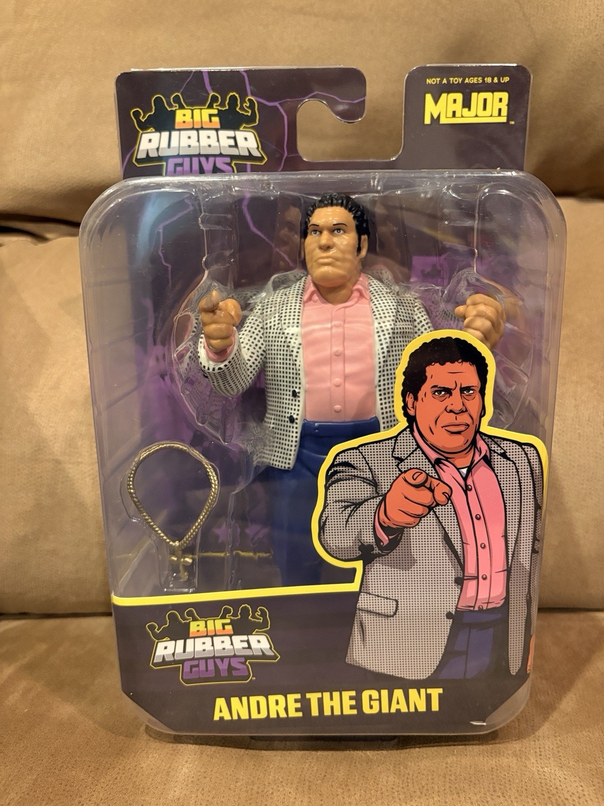 Modellino Major Big Rubber Guys Andre The Giant Suit Wrestling 2026 WWF WWE
