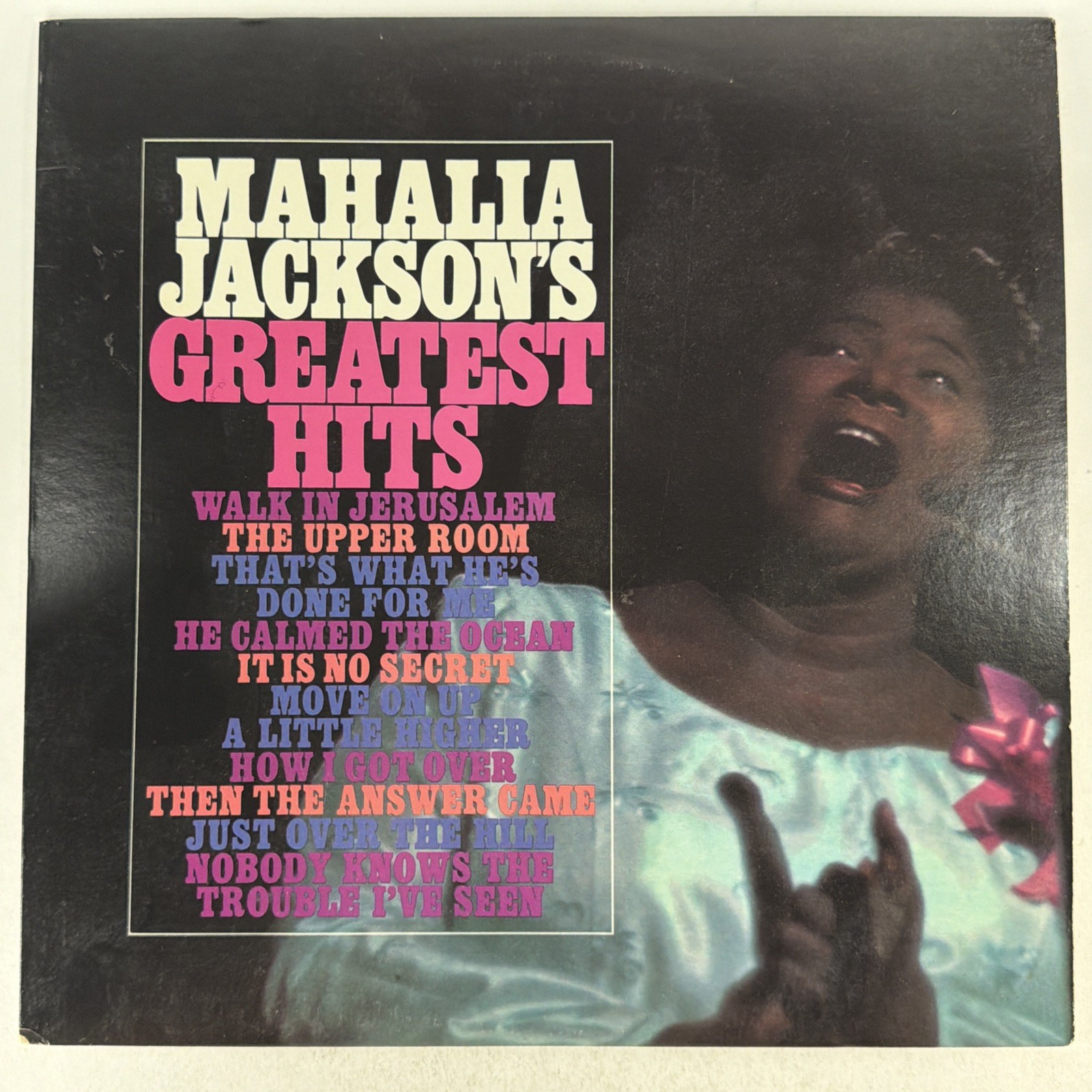 Mahalia Jackson Vinyl 1963 Greatest Hits Columbia Gospel Soul LP Record - NM!