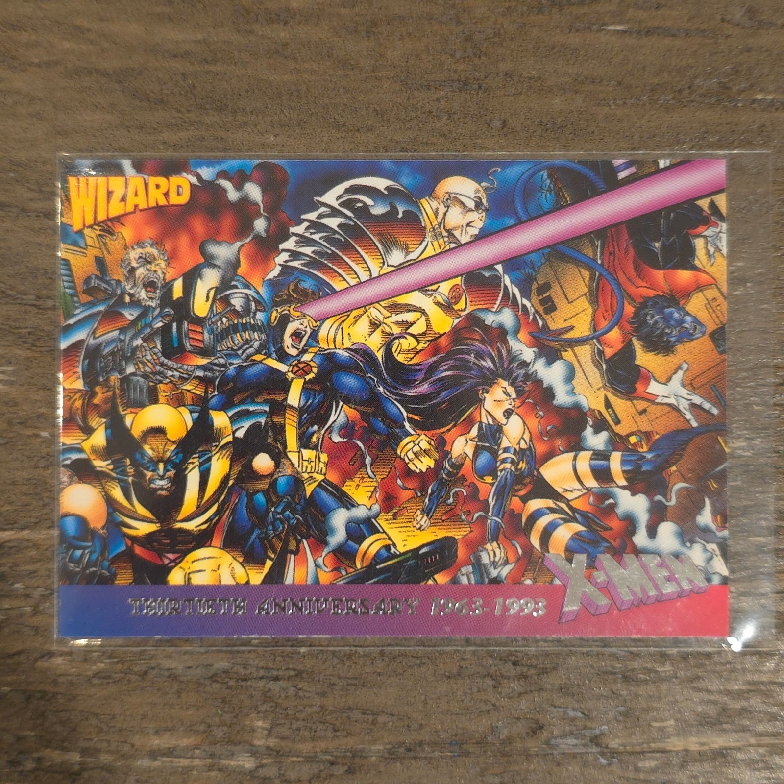 Marvel 1993 X-Men Turn Thirty 30th Anniversary 1963-1993 Wizard Promo Card