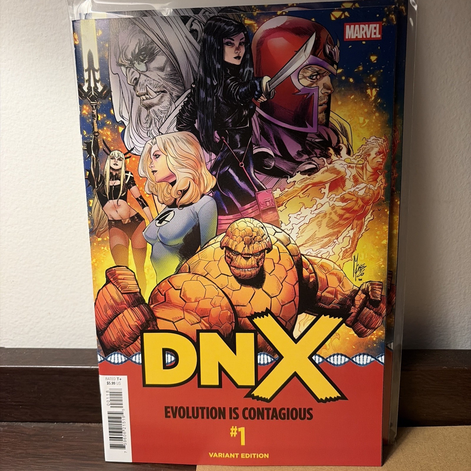 DNX #1 1:25 VARIANTE MARCO CHECCHETTO RETAIL INCENTIVE X-MEN NUOVO UNCANNY MARVEL