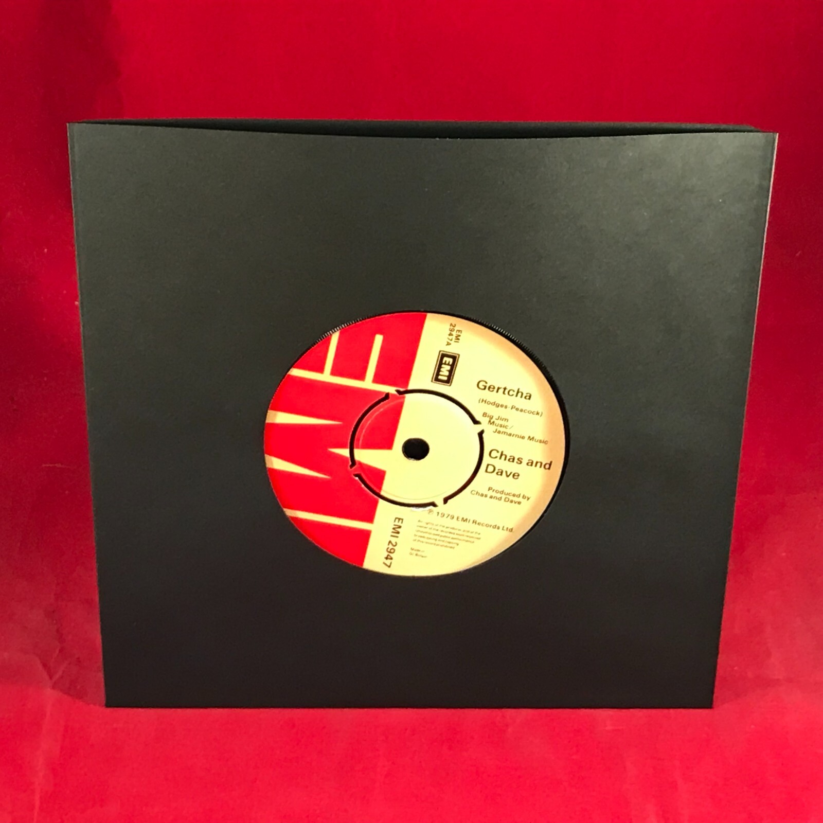 CHAS & DAVE Gertcha - 1979  UK 7" Vinyl Single original 45 record Hodges