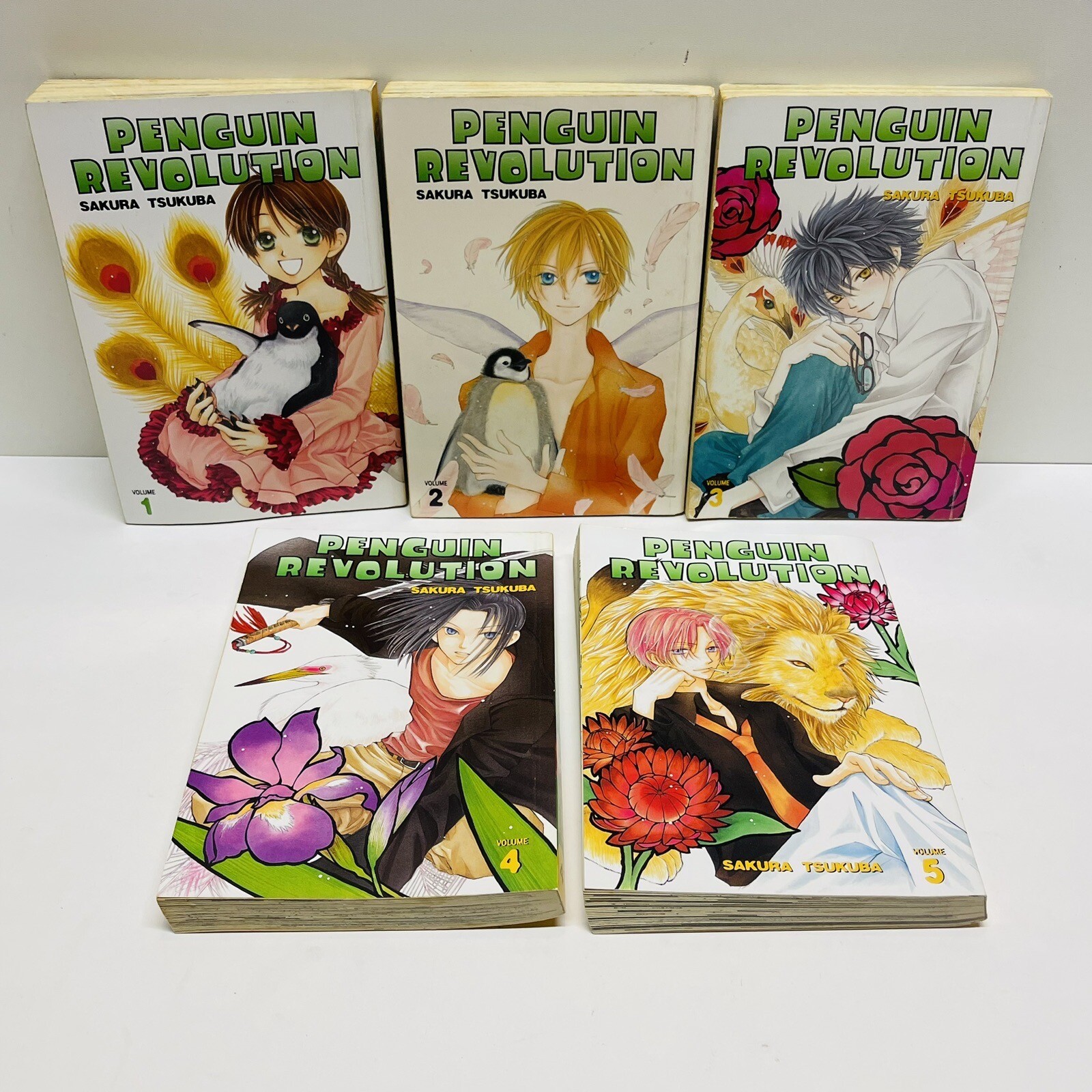 Penguin Revolution manga 1-5 inglese Sakura Tsukuba