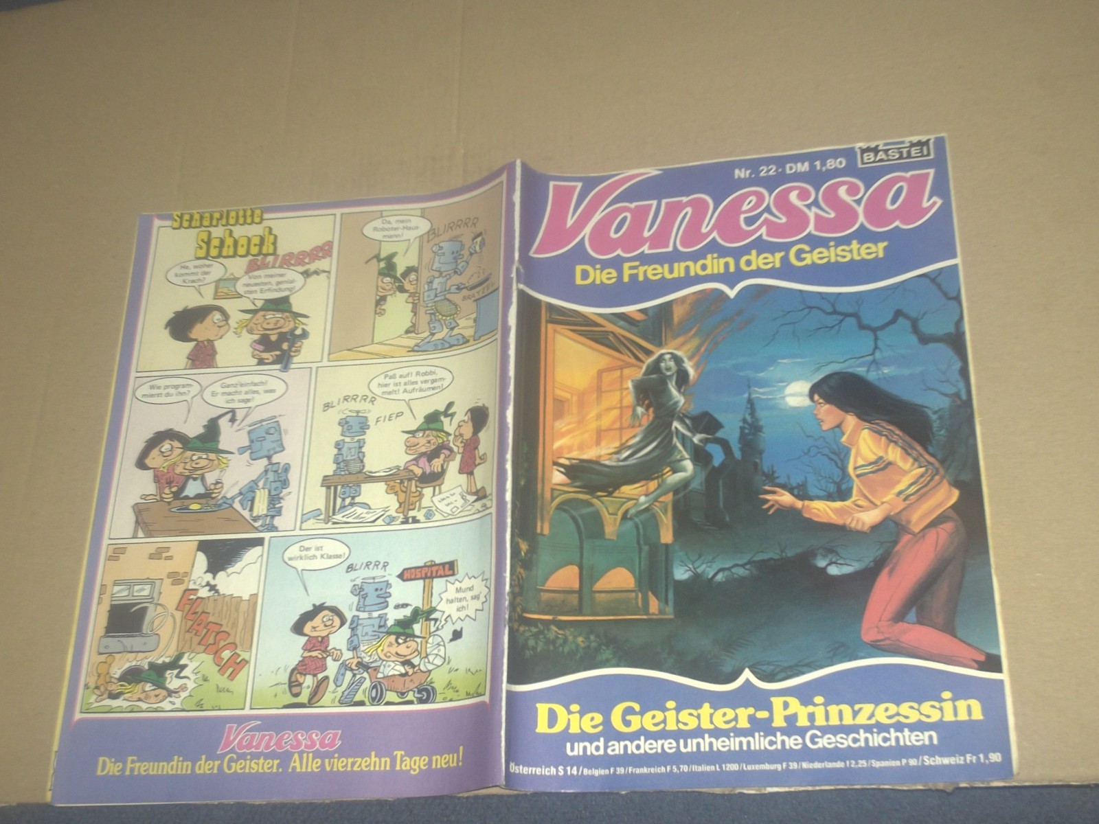 VANESSA FUMETTO LIBRETTO SINGOLO DA COLLEZIONE N.22
