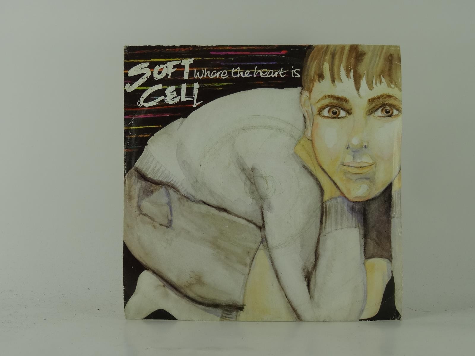 SOFT CELL WHERE THE HEART IS (1) 2 Track 7" Single plus Picture Sleeve METROPOLI