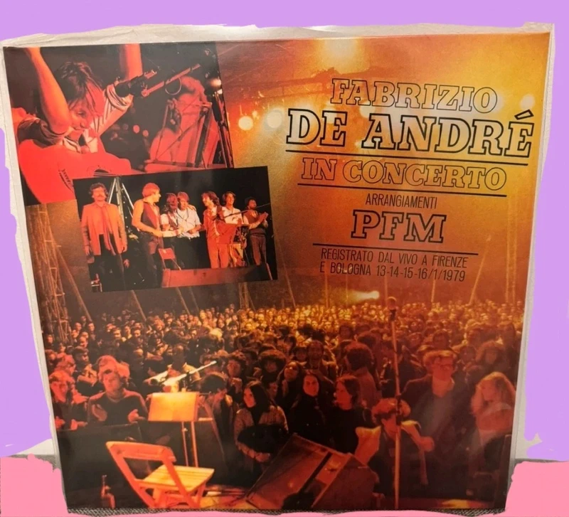 Fabrizio De André in concerto Arrangiamenti PFM 2000s vintage limited