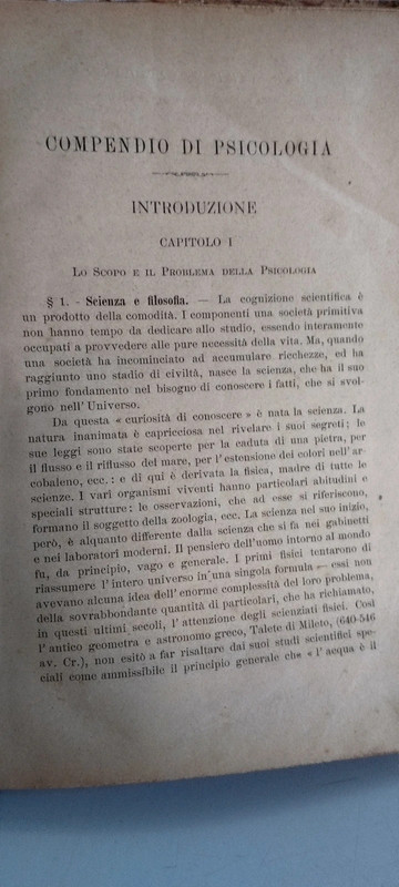 Compendio antico di psicologia.