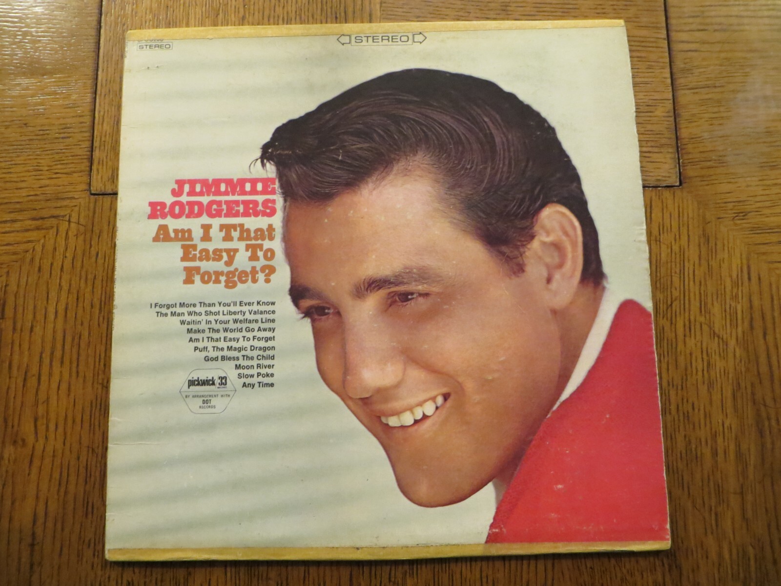 Jimmie Rodgers – Am I That Easy To Forget? - Pickwick/33 SPC-3106 Vinyl LP VG
