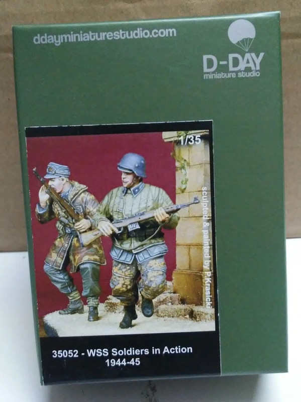 Figuras en resina de la D-DAY Miniatures 1/35