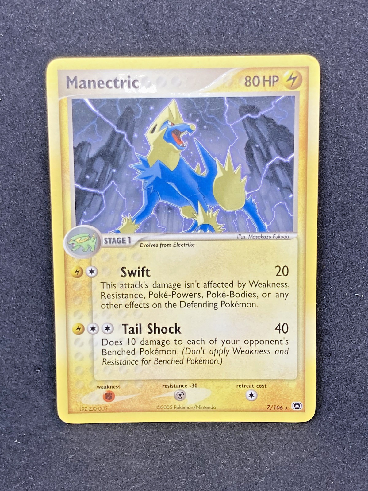 Manectric 7/106 EX Emerald Regular