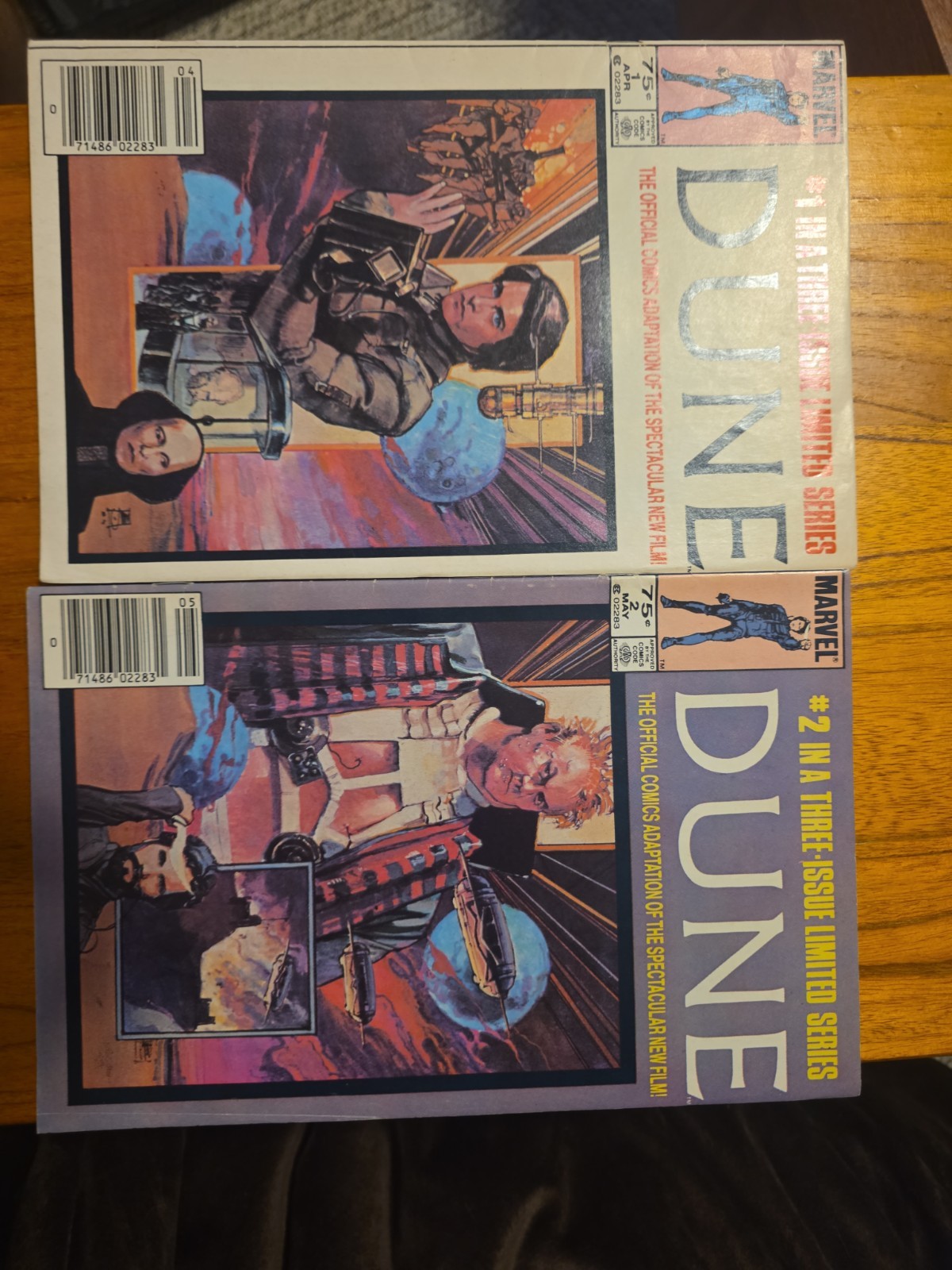 Fumetti Vintage 1985 Marvel Dune #1 & 2 VF-NM Ottima Edizione Limitata