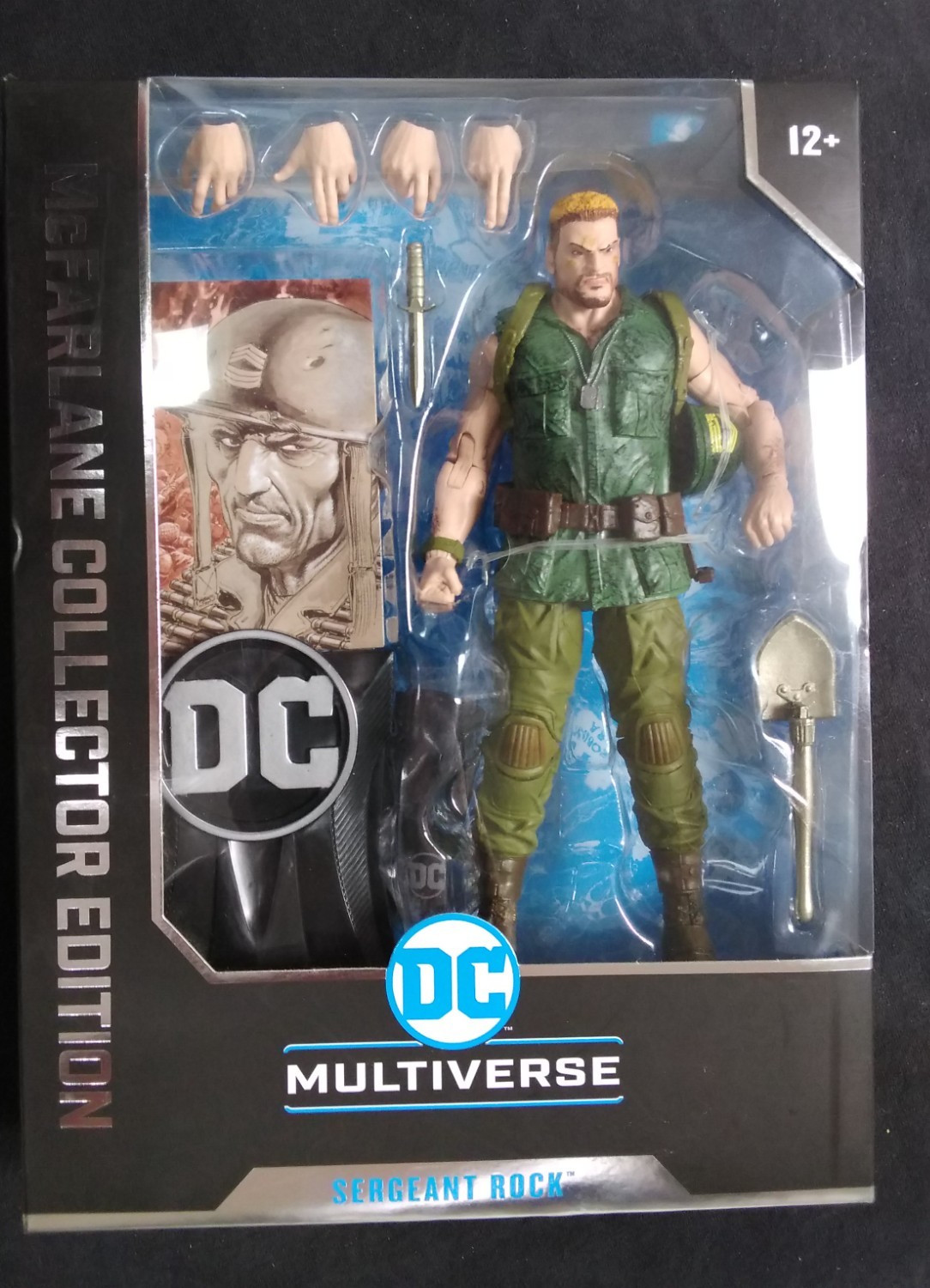SERGEANT ROCK DC McFarlane FIGURINA NUOVA SIGILLATA