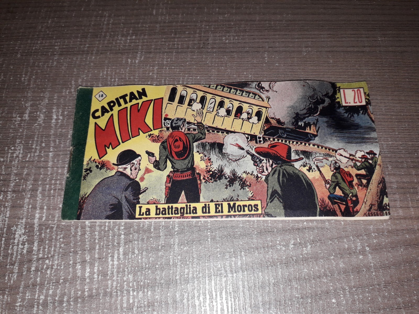 CAPITAN MIKI Striscia prima I serie  n° 18  1951  Edizioni Dardo  QS OTTIMA