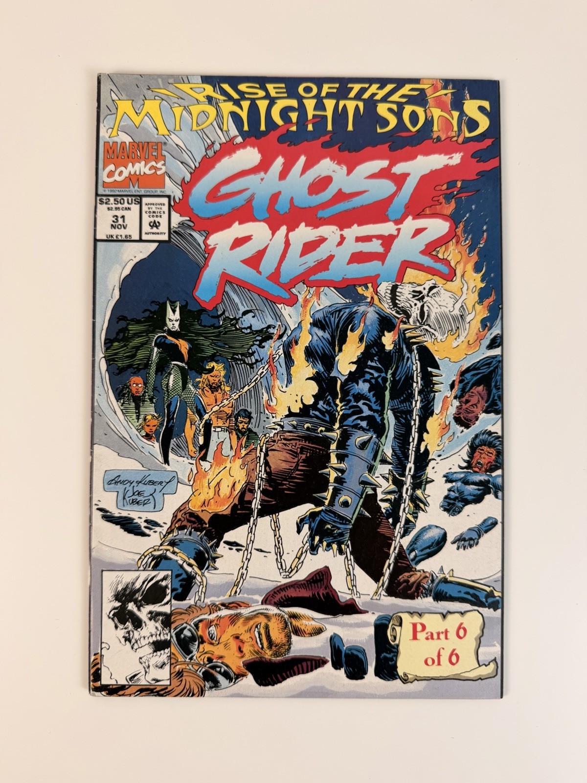 Ghost Rider #31 L'ascesa dei figli di mezzanotte parte 6 Marvel Comics 1992
