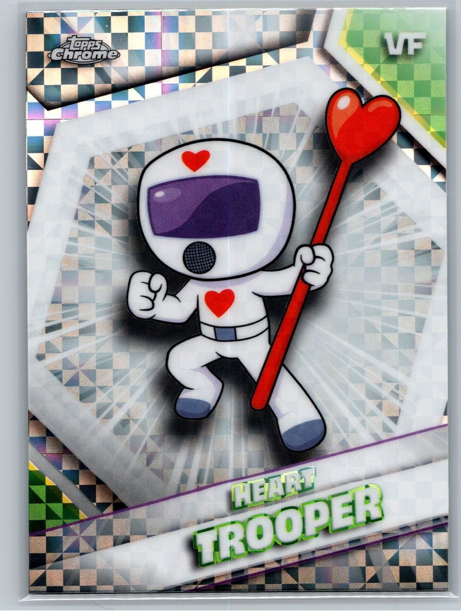 2026 Topps Chrome VeeFriends #93 Heart Trooper X-Fractor