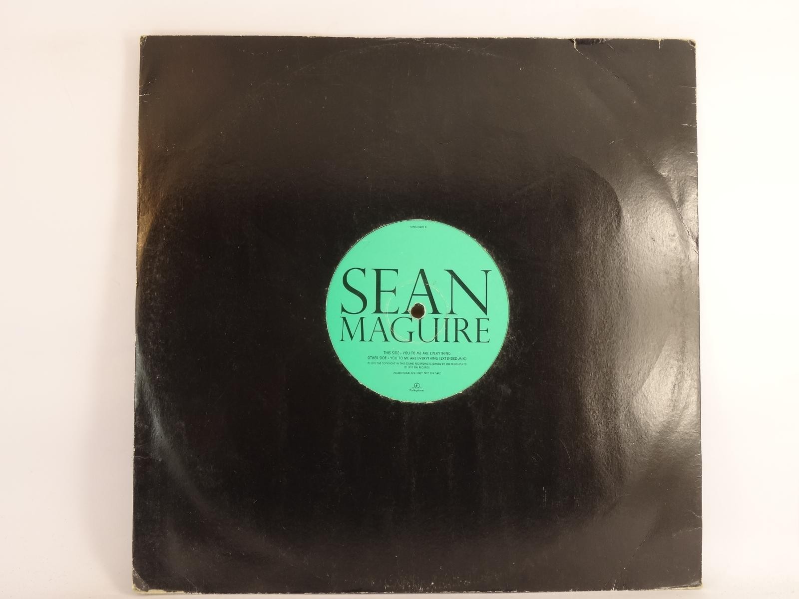 SEAN MAGUIRE YOU TO ME ARE EVERYTHING (32) 2 Track 12" Single plus Picture Sleev