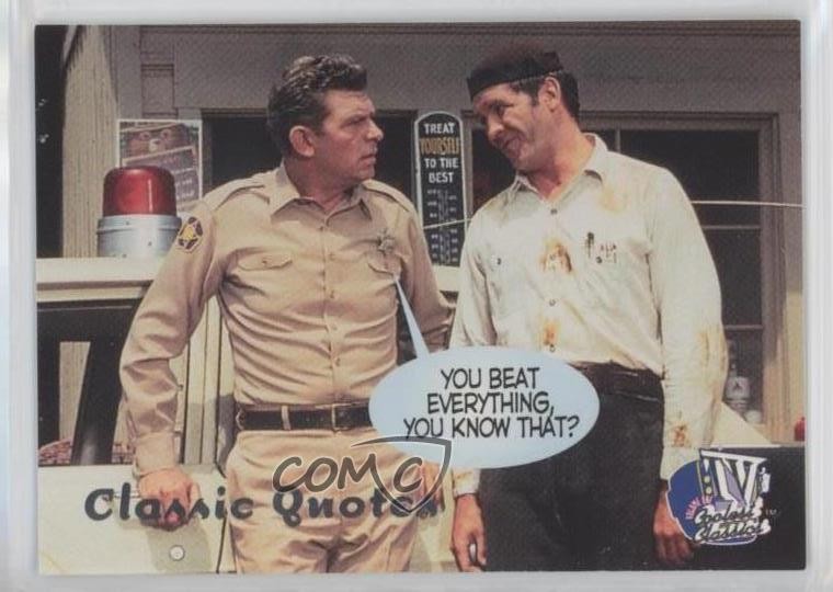 1998 Inkworks TV's Coolest Classics Classic Quotes The Andy Griffith Show 1i8