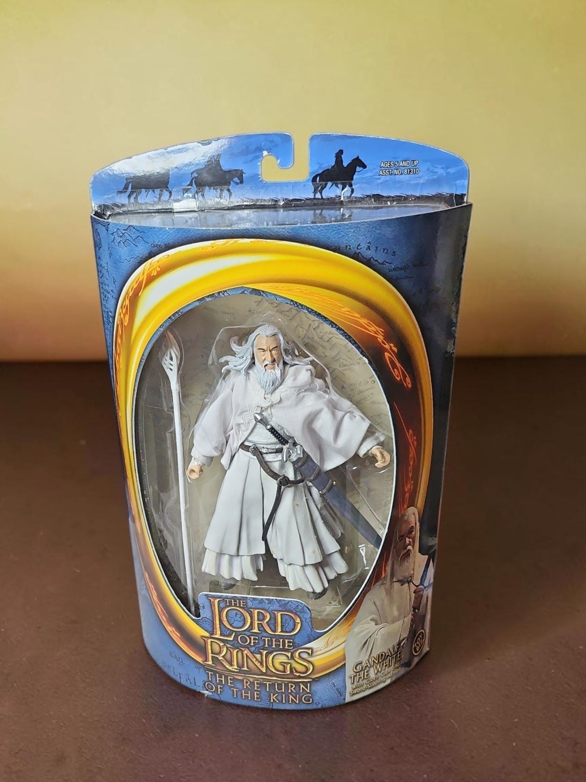 Gandalf il Bianco 6" IL SIGNORE DEGLI ANELLI ToyBiz Il Ritorno del Re NUOVO MOC