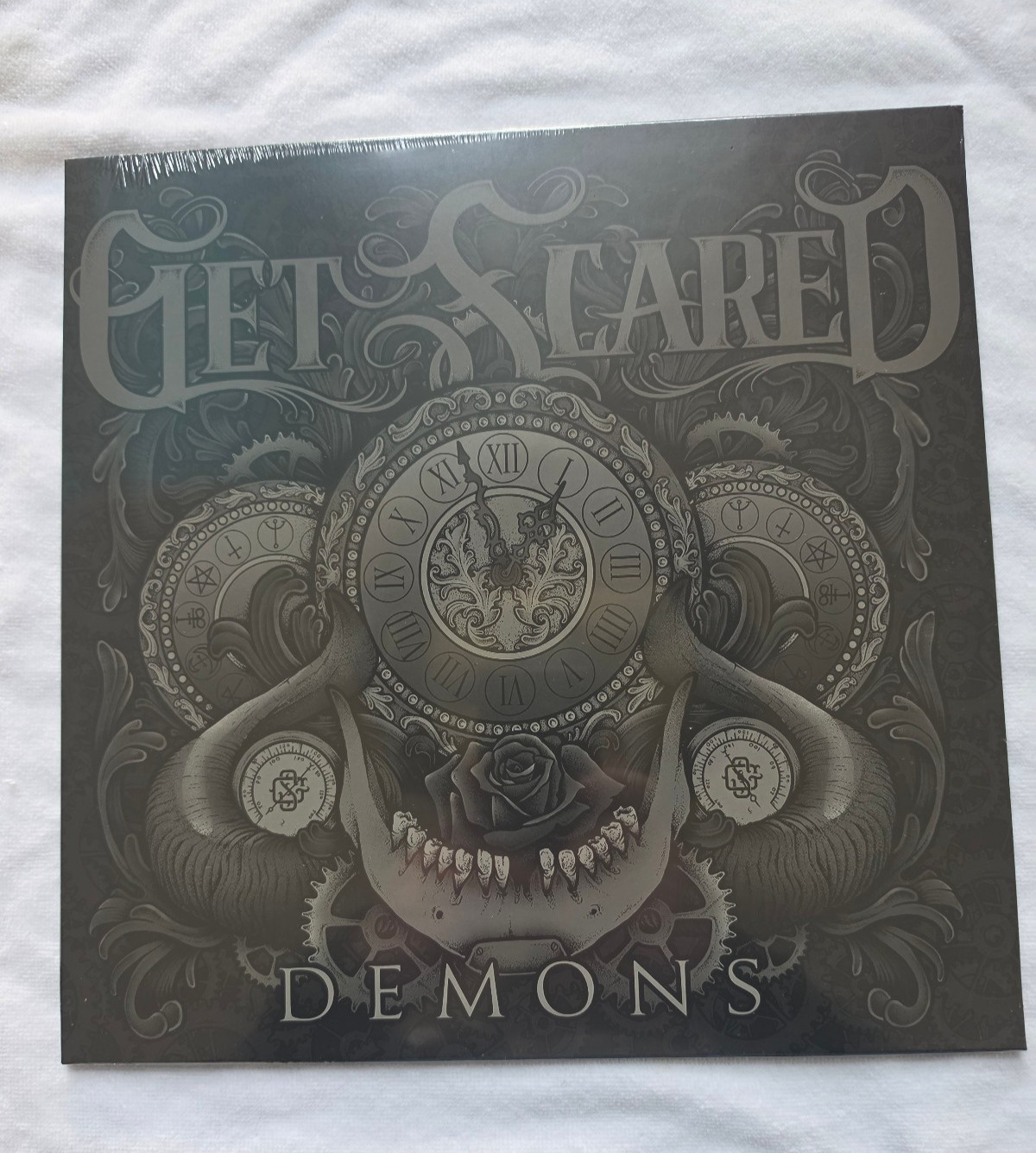 Demons by Get Scared - Limited VINYL LP - SKULL EXPLOSION Limited Color - Metal
