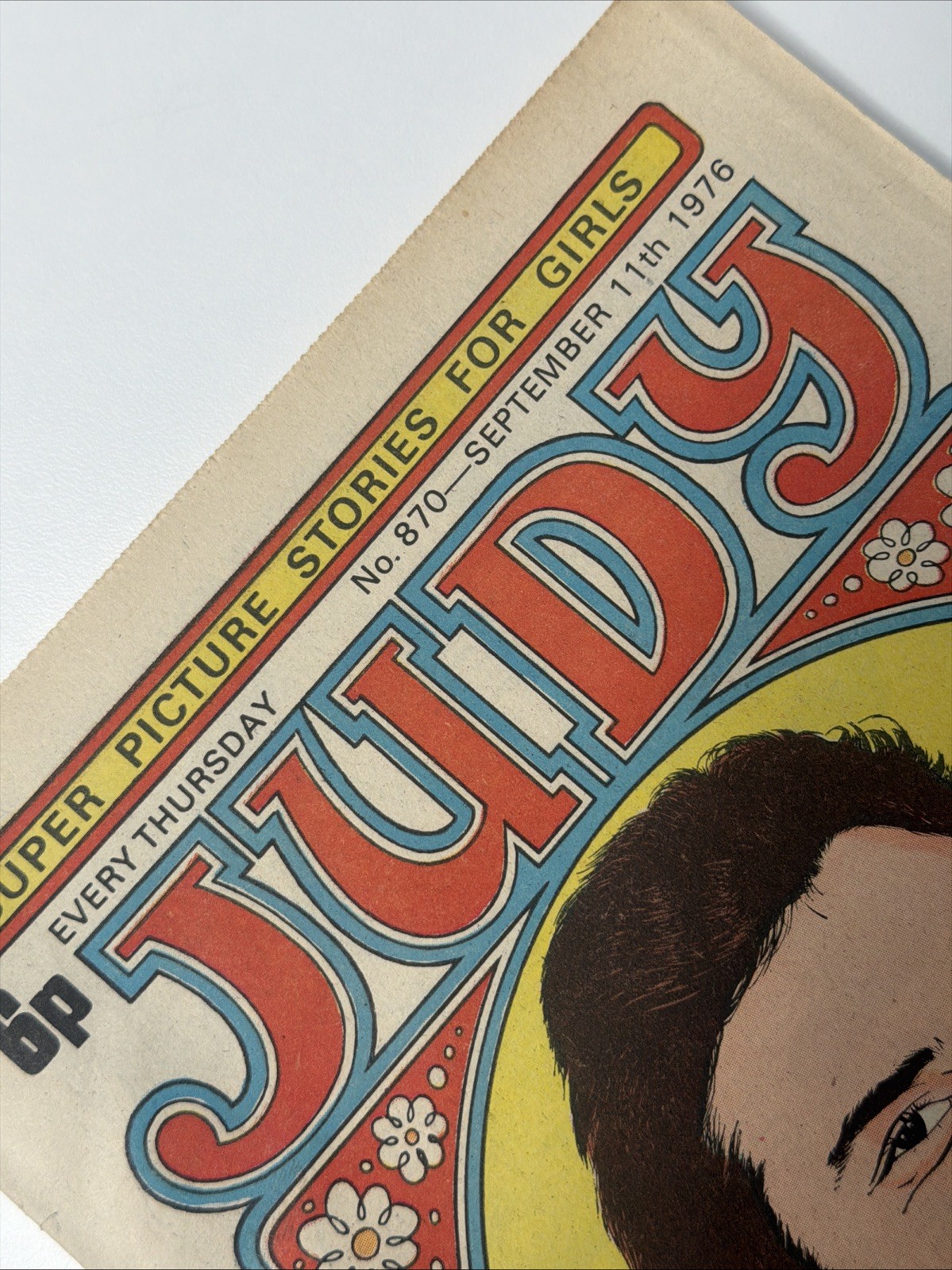 Vintage JUDY COMIC - SEPT 11th 1976 - 50th Birthday Gift - MORRIS ALBERT Cover