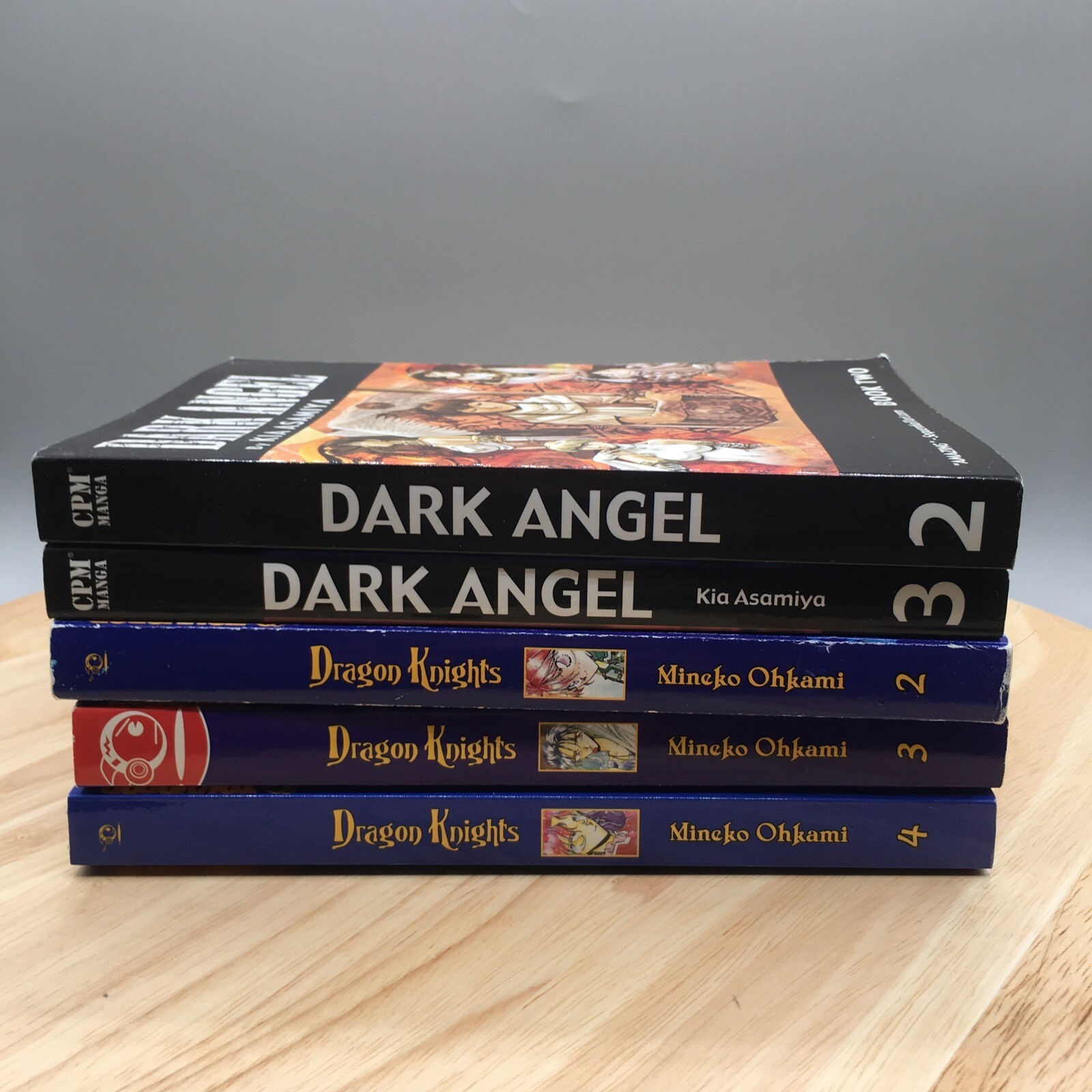 Lotto manga misti DRAGON KNIGHTS volumi 2-4 + volumi DARK ANGEL 2-3