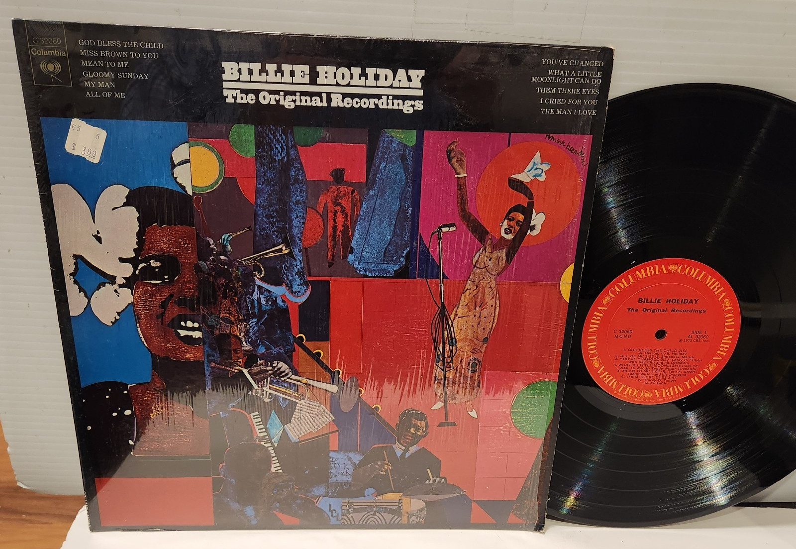 Billie Holiday - The Original Recordings 1973 Vinyl LP Columbia C32060 In Shrink
