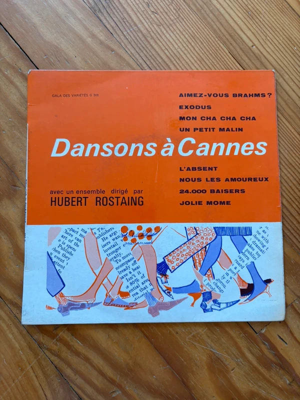 Vinyl 45 tours Dansons à Cannes