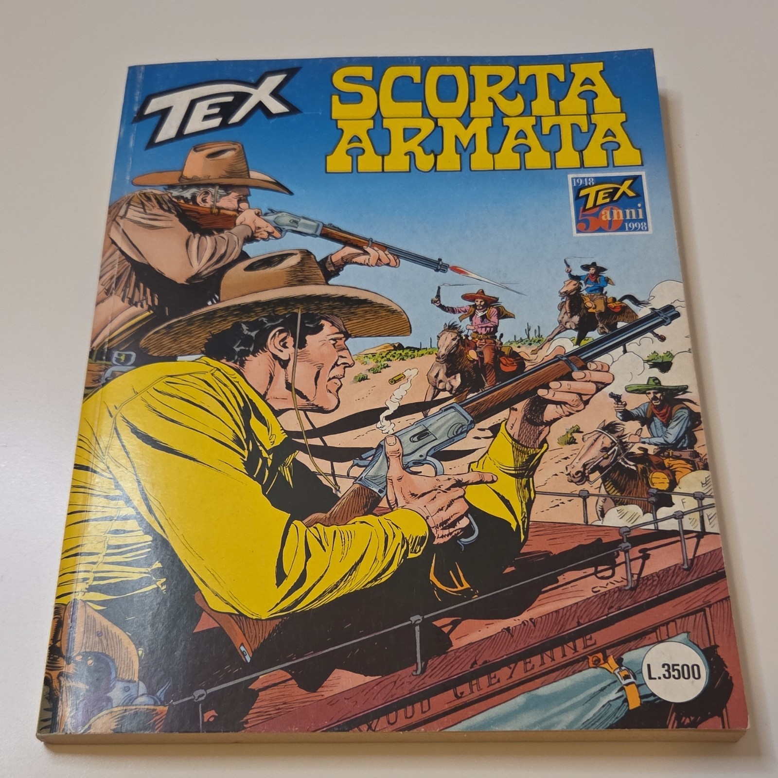 Sergio Bonelli Editore Tex 447 Scorta Armata Gennaio 1998 Nizzi Villa
