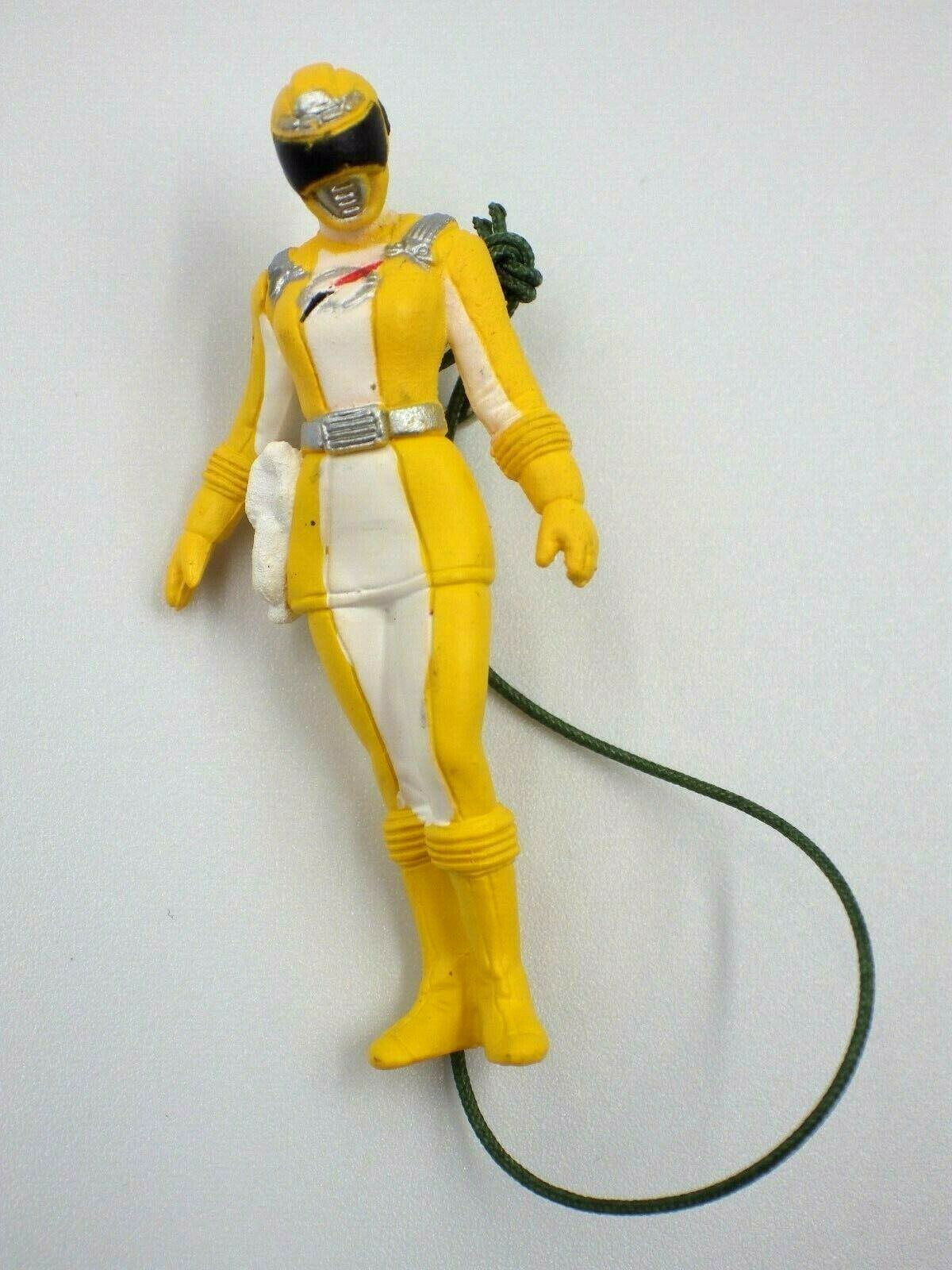 Portachiavi Figurina Power Rangers La Gialla Operazione Overdrive BANDAI 2008