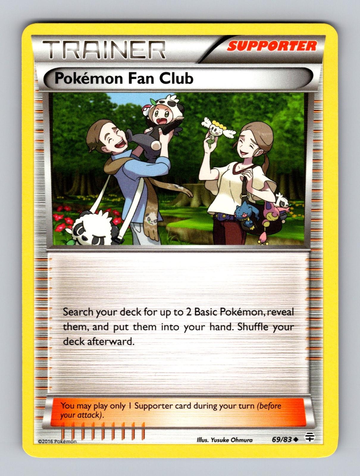 Pokemon Fan Club 69/83 Uncommon Generations Pokemon Near Mint