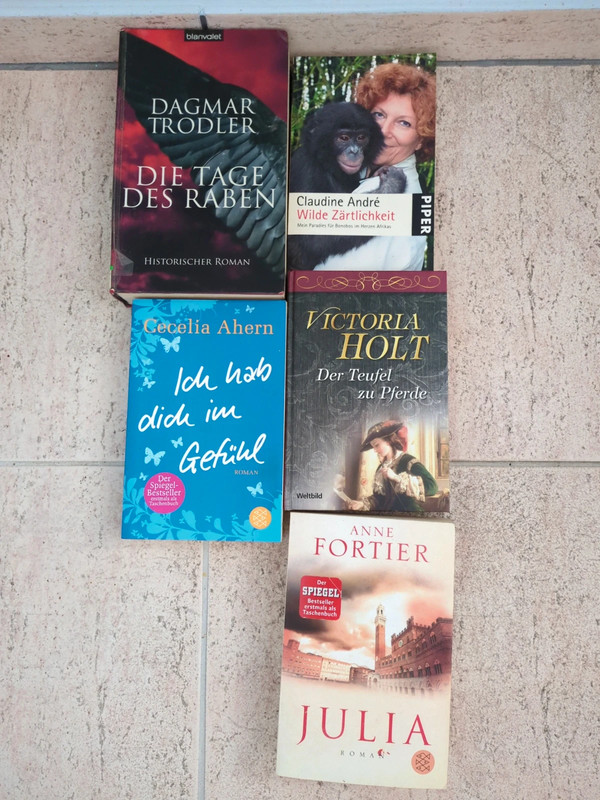 5 historische Romane, frauenromane