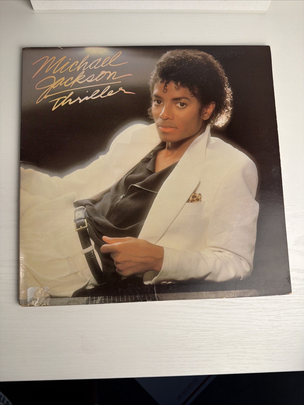 Michael Jackson Thriller Vinyl Record 1982 Epic Vintage 80s Billie Jean