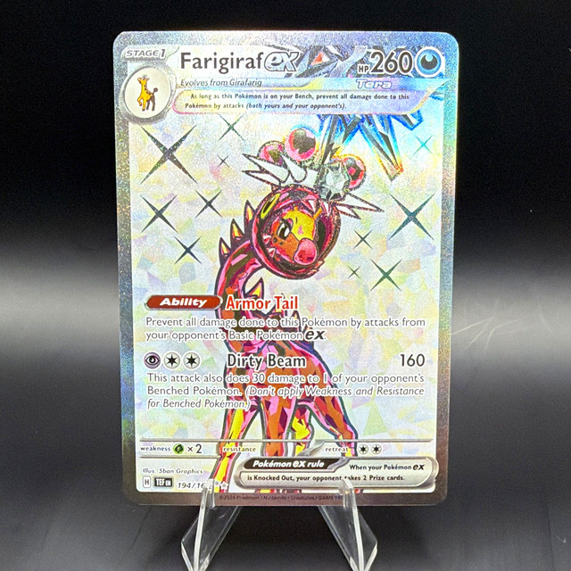 Farigiraf ex 194/162 SV05: Temporal Forces Ultra Rare Full Art Holo