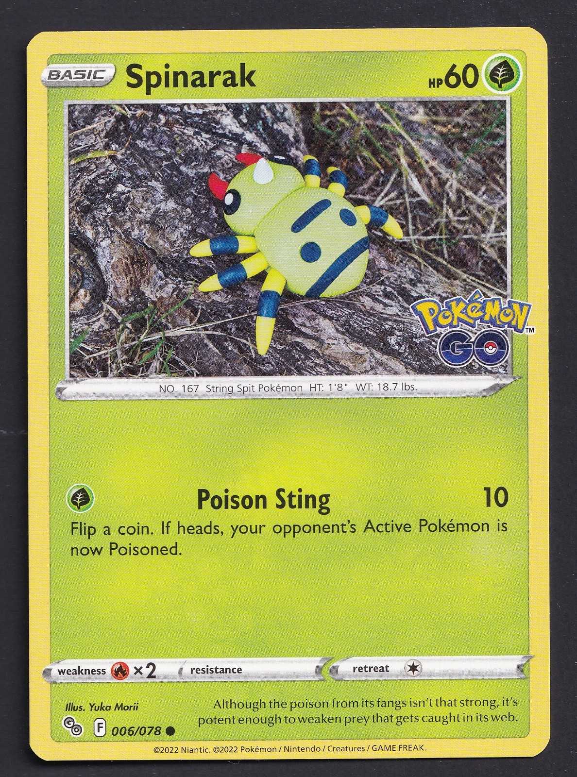 Spinarak Pokemon TCG Pokémon GO
