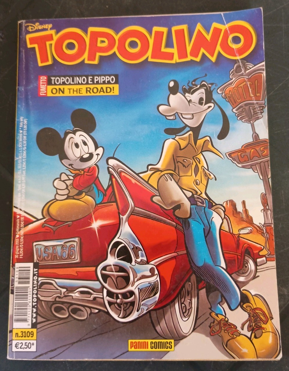 Fumetto Topolino N. 3109 Del 30 Giugno 2015