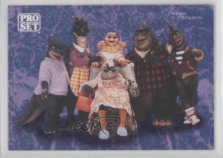 1992 Pro Set Dinosauri Puzzle Miele Sono Casa Ho fame #7 0f6