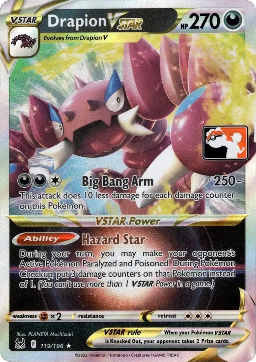 Drapion VSTAR 119/196 Holofoil NM