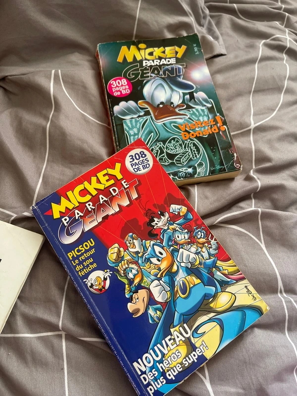 Lot de 2 bd Mickey parade