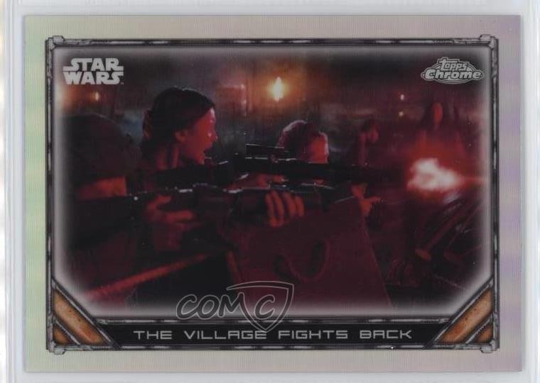 2022 Topps Chrome Star Wars The Mandalorian Beskar Edition rifrattore #S1-24 6ts