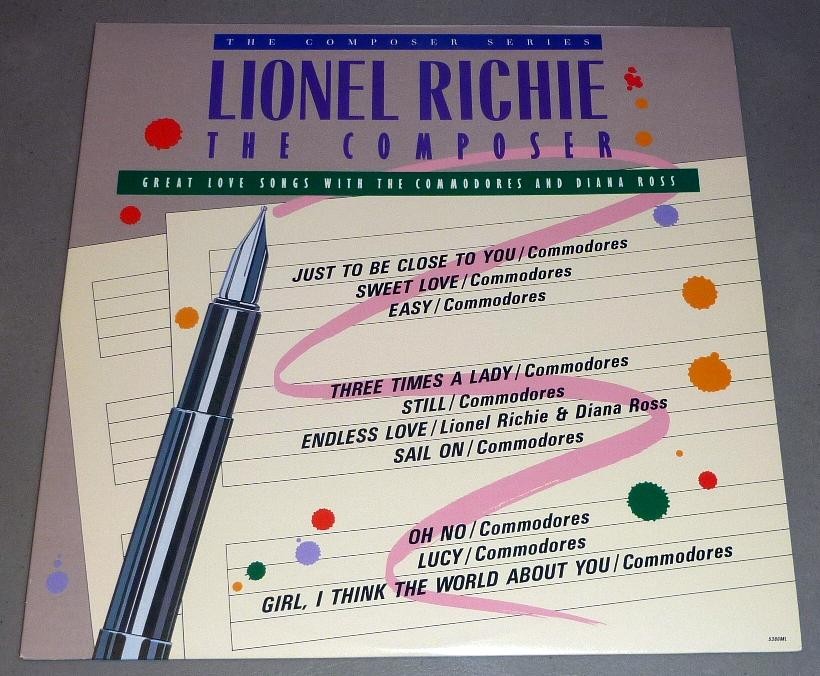COMMODORES & DIANA ROSS LP Lionel Richie The Composer Motown 5386ML