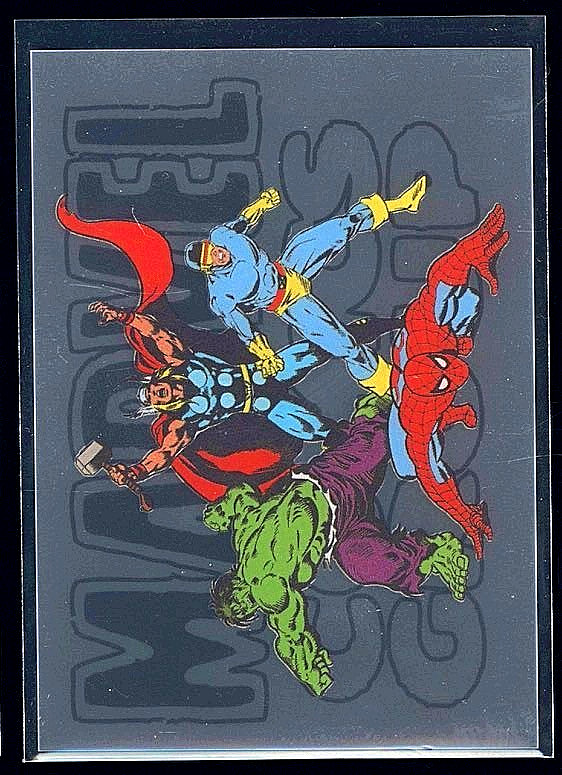 2012 Marvel Bronze Age Case Topper Thor Hulk Ciclope Spider-Man T2 Nm-Mt MCU