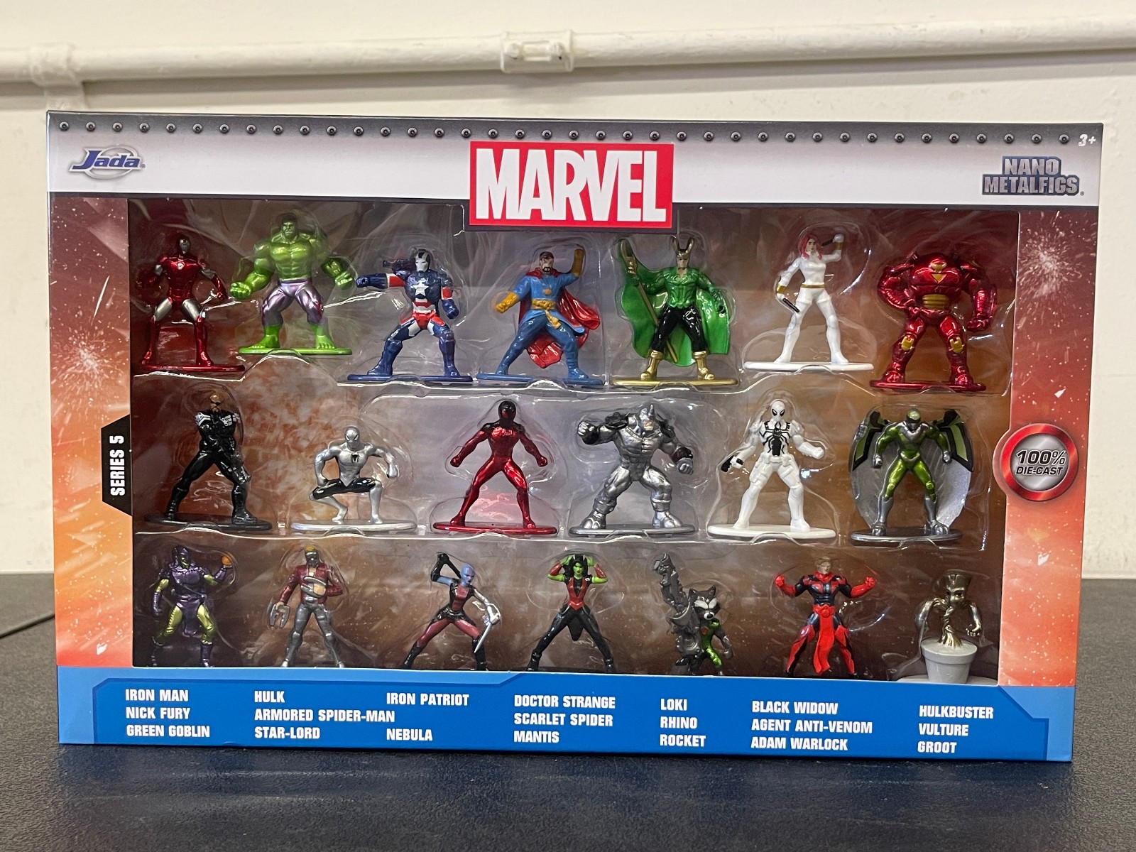 Jada Marvel Nano Metalfigs Series 5 20 Pack Die-Cast Figures 2020 Groot Loki NIB