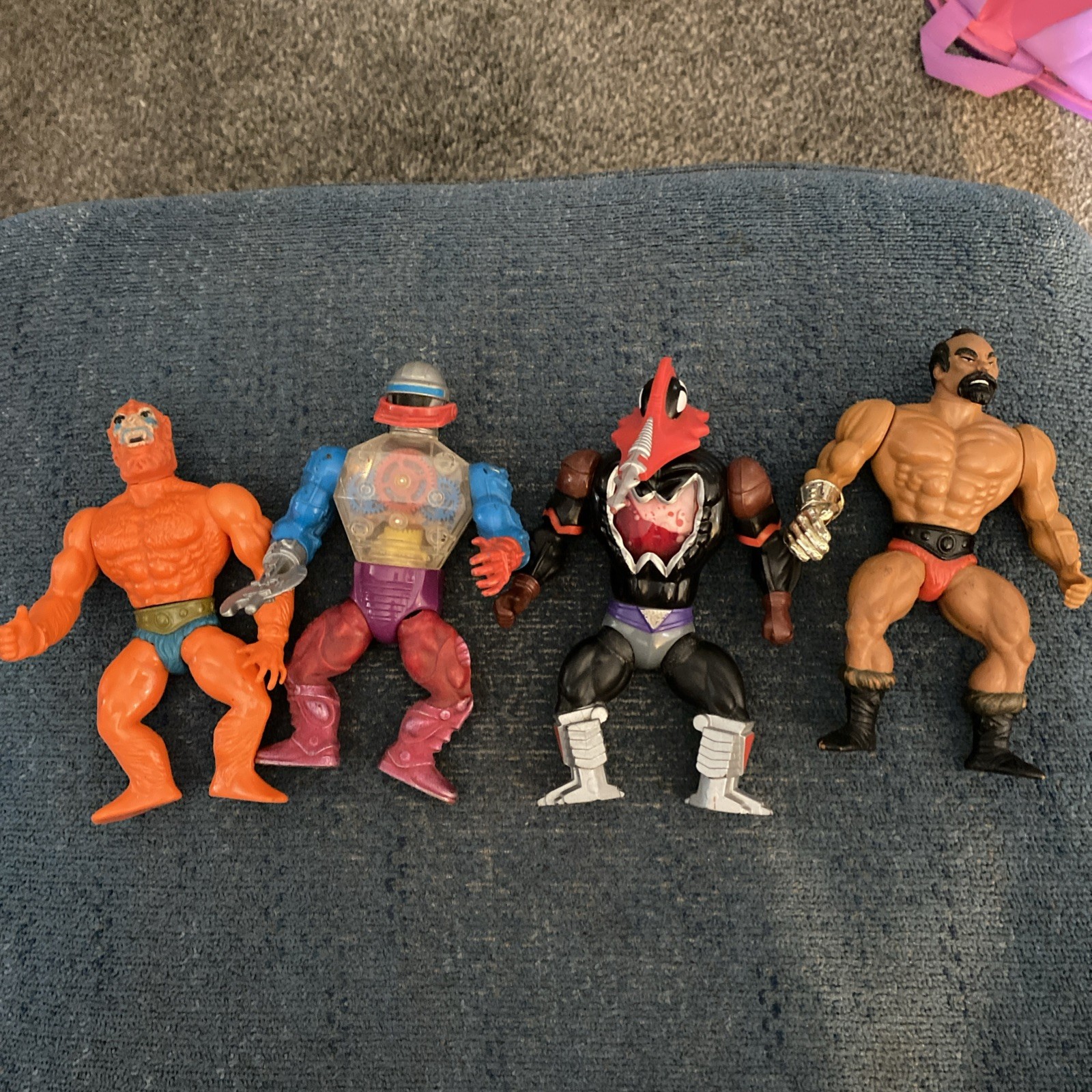 Lotto 4 figurine He-Man Masters of the Universe vintage MOTU anni 80