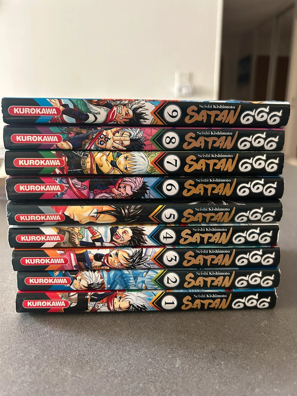 Mangas Satan 666 tomes 1 à 9