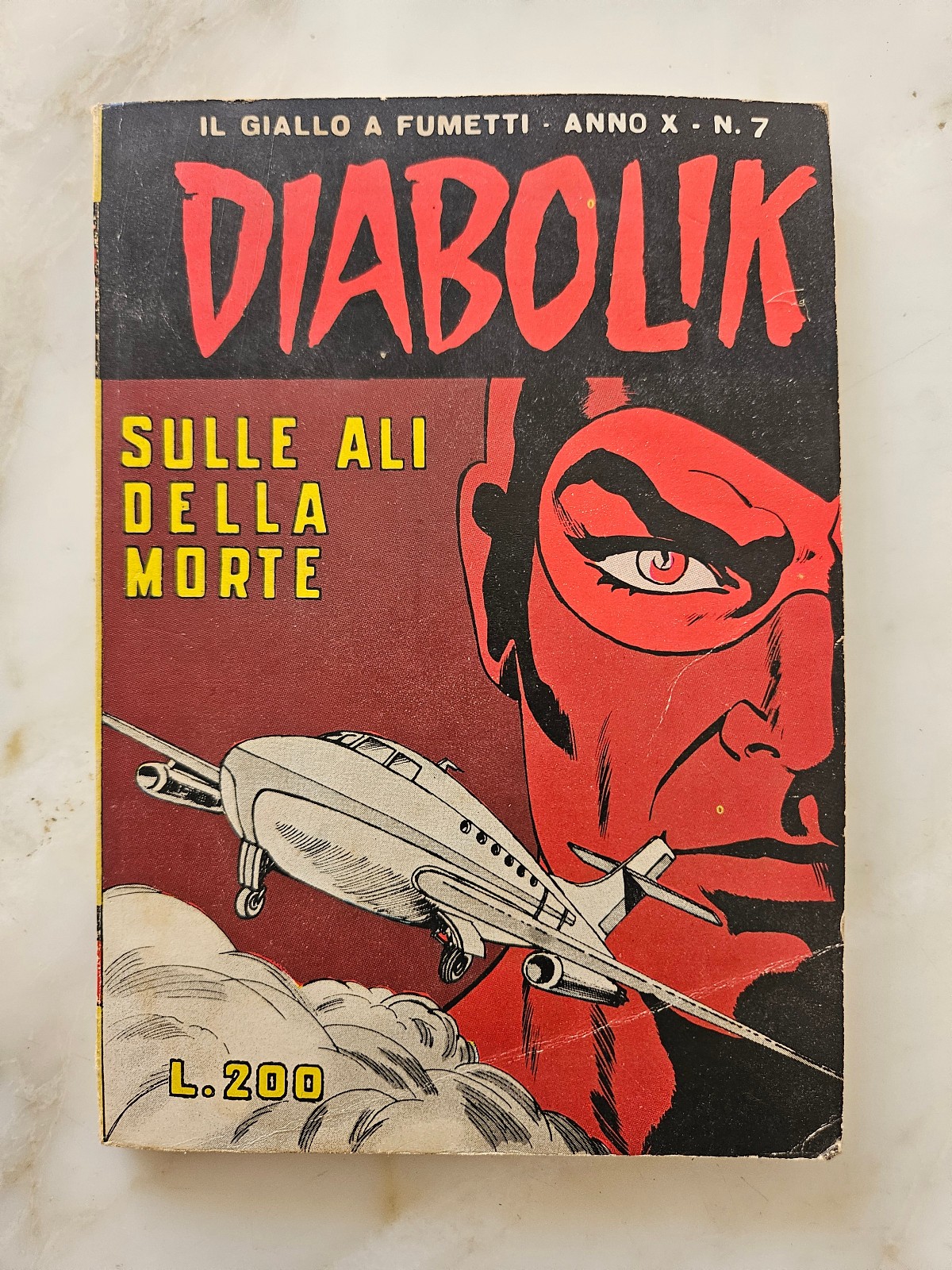 69) DIABOLIK anno X  n.  7 - ed. Astorina 1971 - ottimo+
