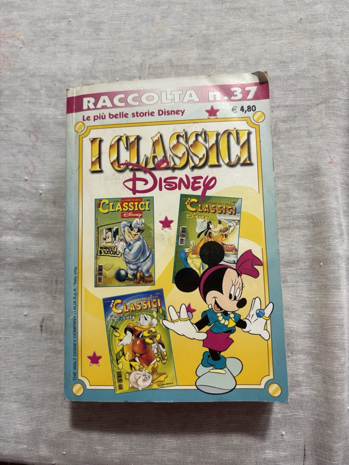 Lotto 2 Raccolte Fumetti Disney Paperino n.25 + I Classici Disney n.37 IT
